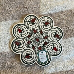 Floral ceramic made in turkey hot pot holder